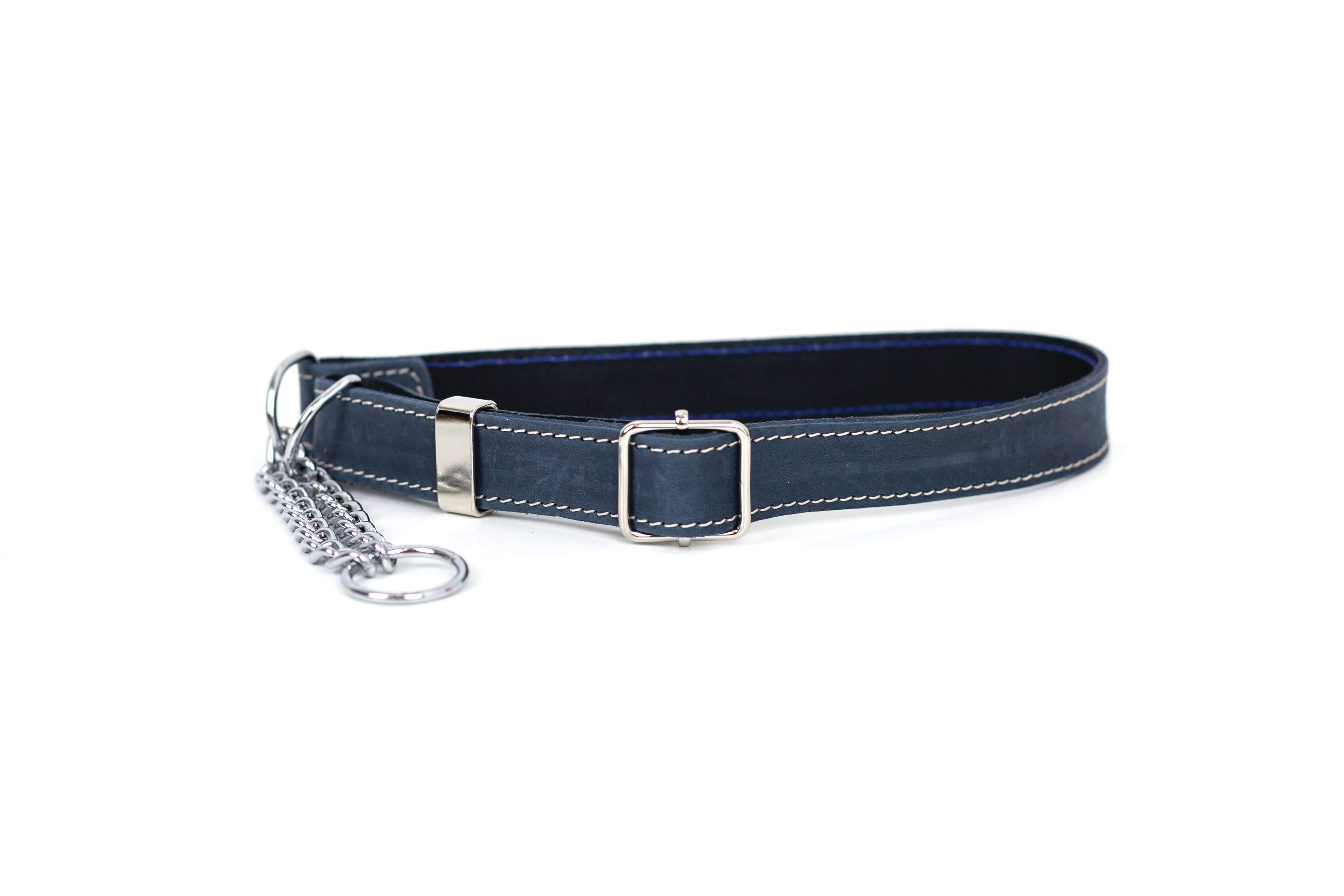 Martingale Leather Dog Collar
